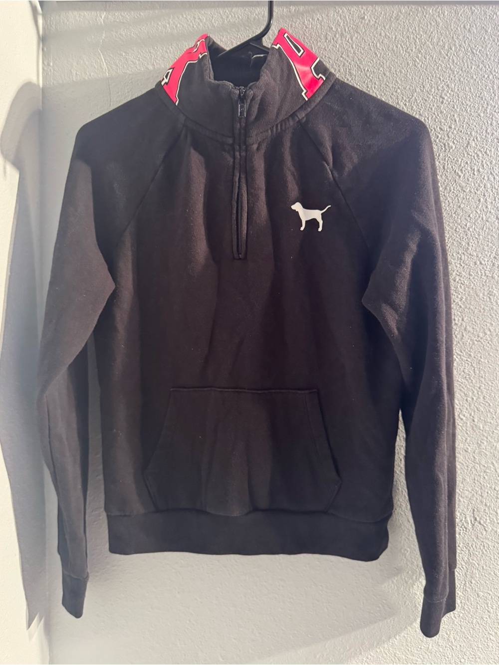 PINK Victoria's Secret Half‑Zip Pullover